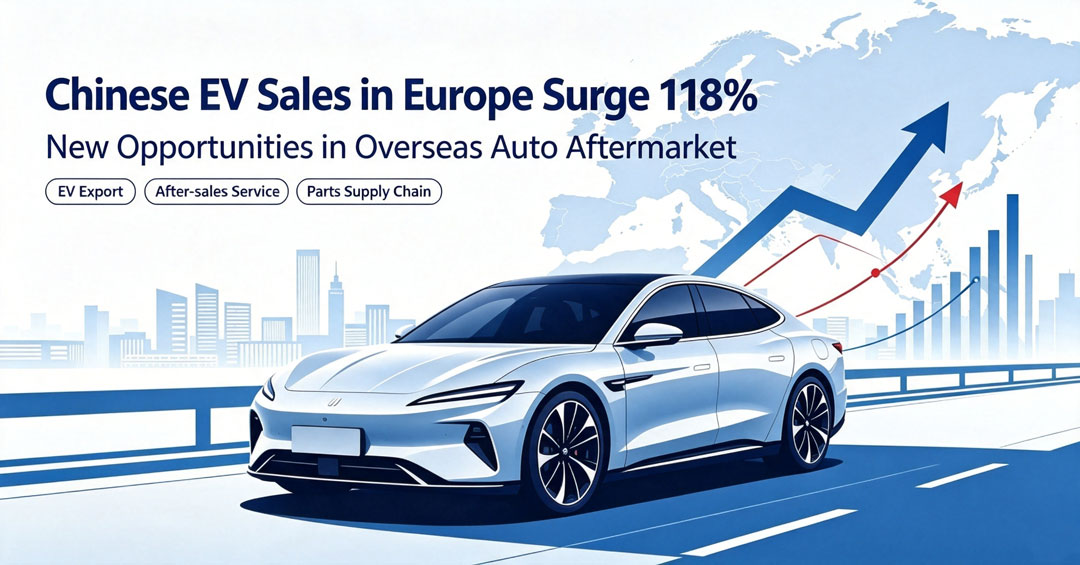 China’s Vehicle Sales in Europe Soar 118%, Creating New Opportunities for the Global Automotive Aftermarket