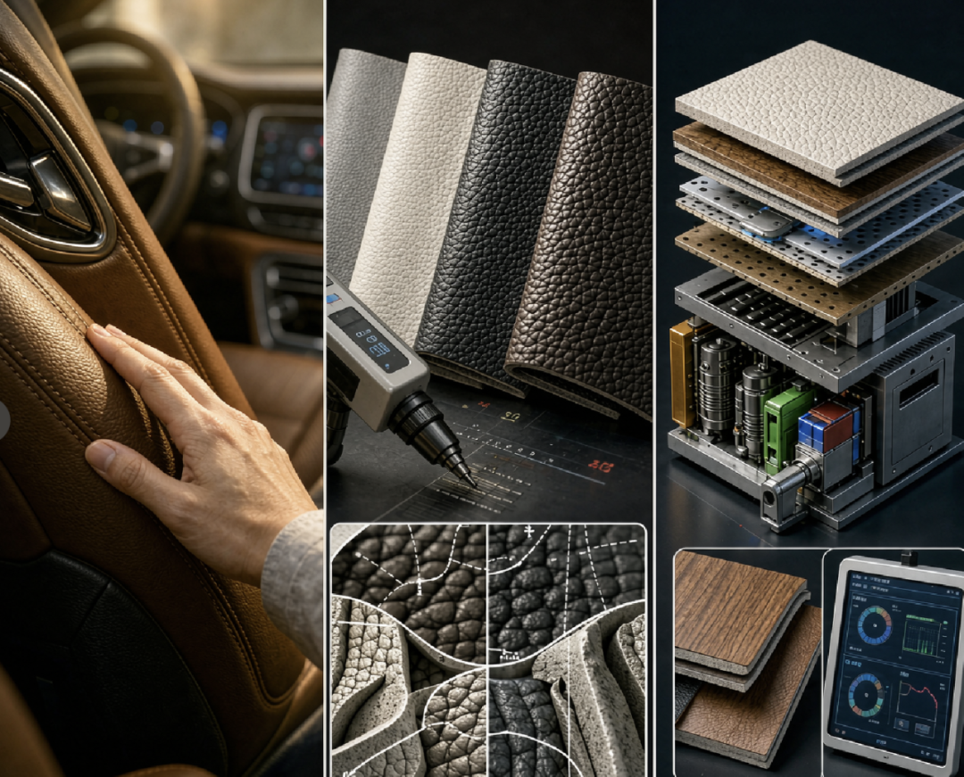 As Screens Retreat, Tactile Experience Takes the Lead: A Guide to Three Core Automotive CMF Technologies