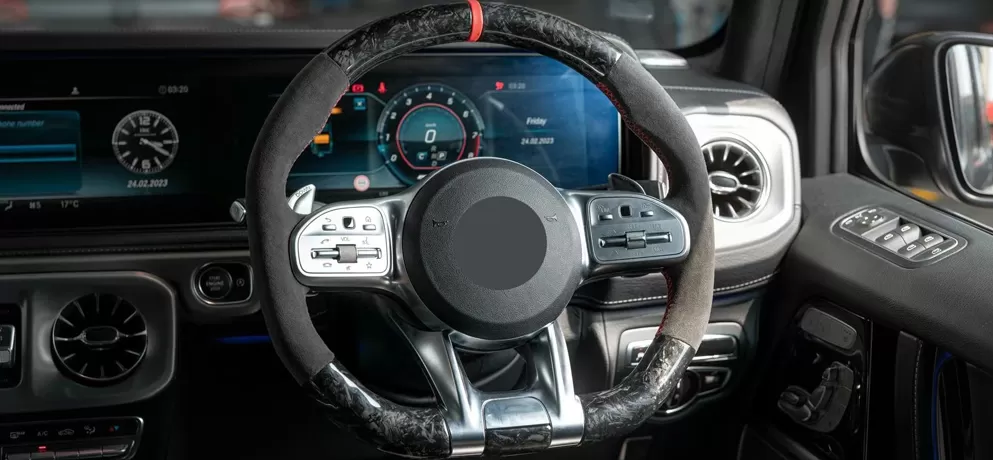 Carbon Fiber Steering Wheel Upgrade