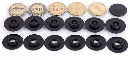 ABS Double-Layer Copper Buckle – Anti-Slip Car Floor Mat Fastener for Loop Carpet Mats