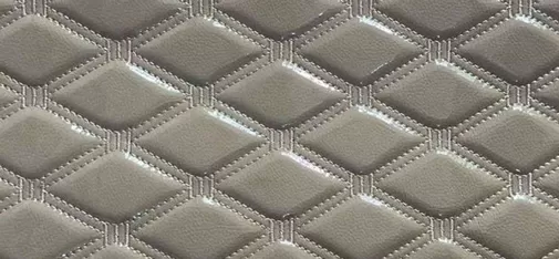 Quilted Leather Roll Material