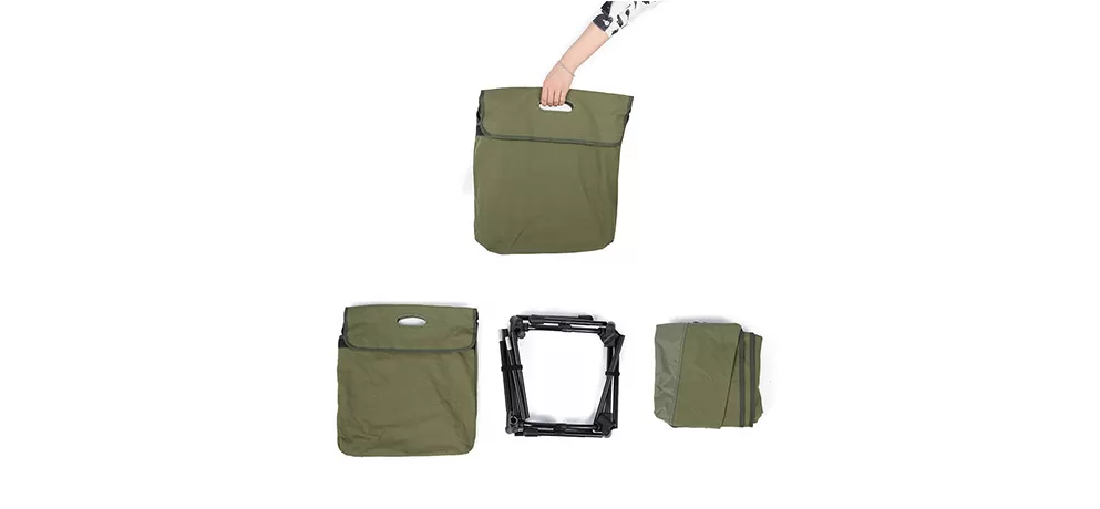 High Back Portable Oxford Fabric Folding Moon Chair