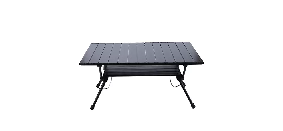 Outdoor Camping Double-Layer Folding Table