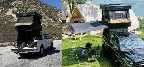 Pickup Truck Bed Automatic Roof Tent