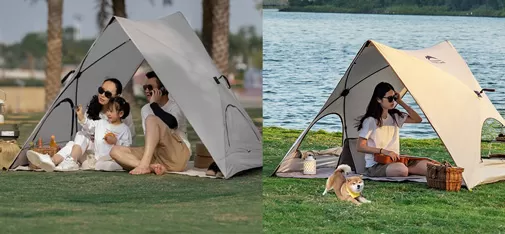 Quick-Pop Sunshade Tent
