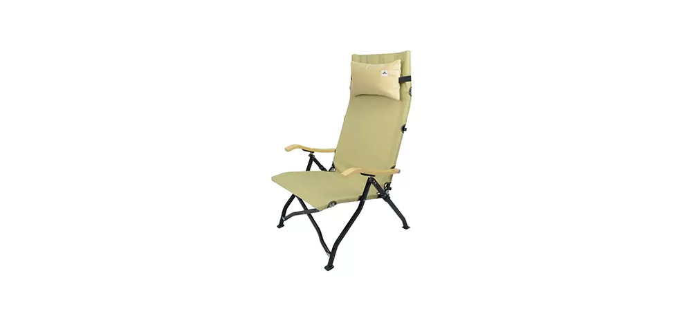 Spacious Beach Chairs with Foldable Backrests