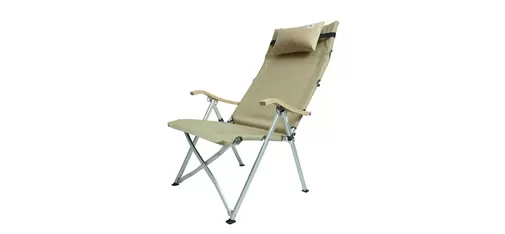 Beach Chair with Foldable Backrest – Aluminum Alloy, Enlarged & Widened
