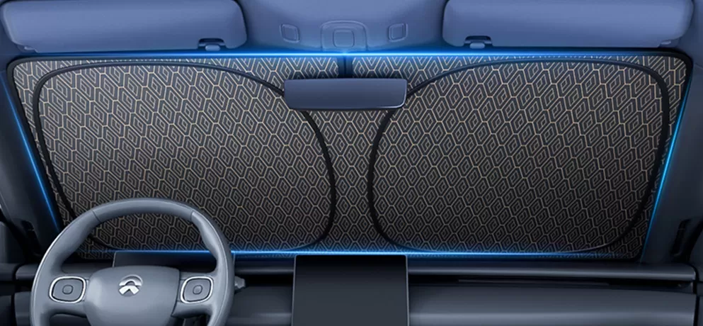 Double-Ring Laser Car Sunshade