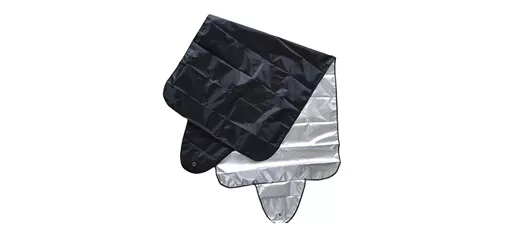 Silver-Coated Car Sun & Snow Shield – Front Windshield Dust and Snow Protector