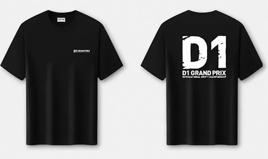 D1 GRAND PRIX Short-Sleeve T-Shirt Commemorative Apparel