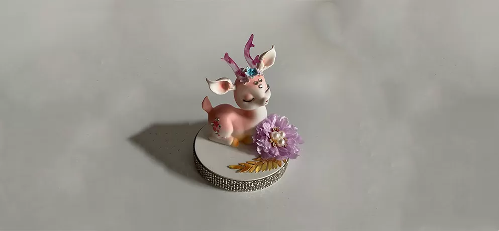 Deer Car Ornament – Elegant Vehicle Interior Decoration