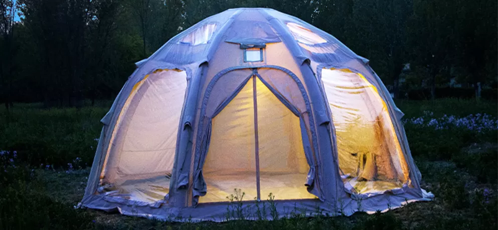 Romantic Inflatable Outdoor Camping Tent – Quick Setup Couple’s Shelter