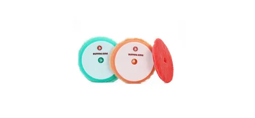 Three-Color Wool Polishing Pad Set