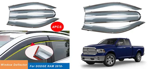 Window Deflector for Dodge Ram 2018-