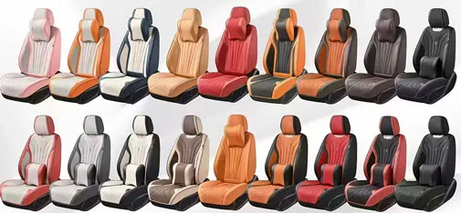 Nappa Leather & Premium Chenille Seat Cushions &ndash; Comfortable for All Seasons