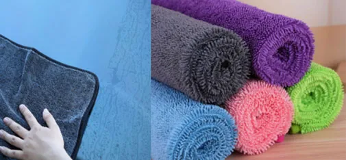 Single & Double Layer Microfiber Twist Towels