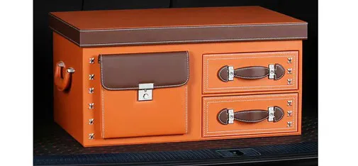 Best-Selling Emma Orange Car Interior Storage Box