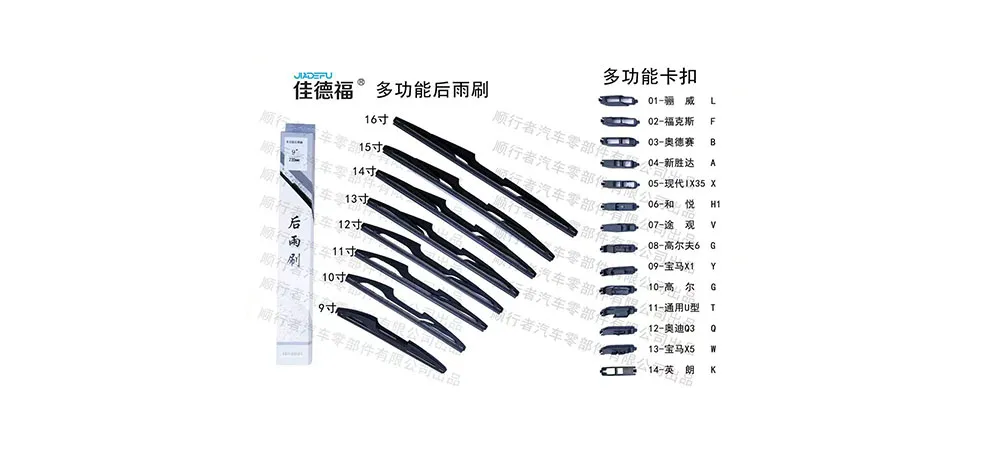 Jiadefu Multifunctional Rear Wiper