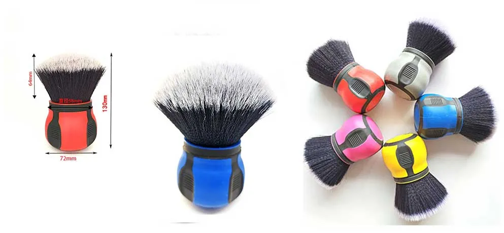 Large Round Soft Bristle Automotive Cleaning Brush