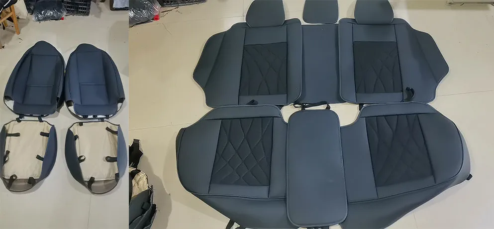 Full-wrap car seat cushion