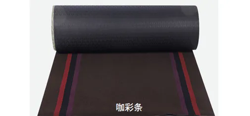 WEISHI Brown Striped Wear-Resistant King Floor Mats