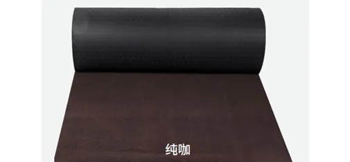 WEISHI Pure Coffee Color Wear-Resistant King Floor Mats
