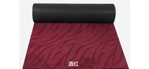 WEISHI Wine Red Galaxy Floor Mats