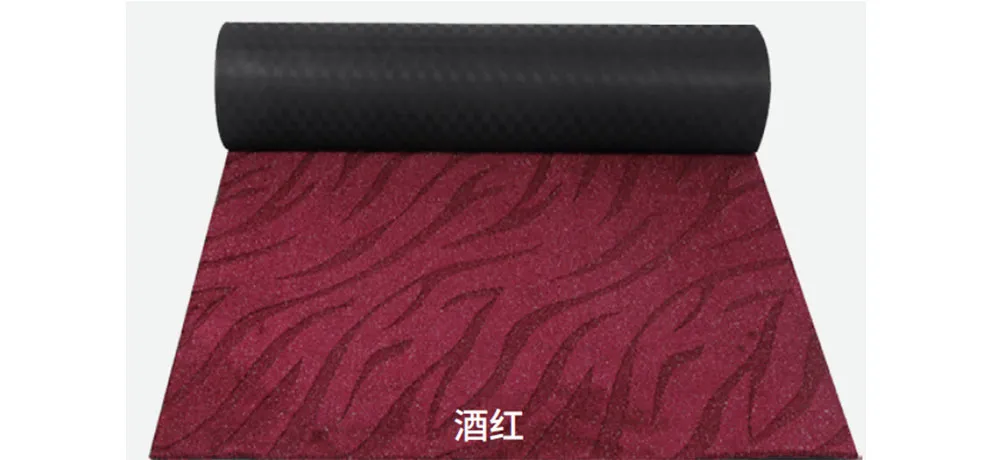 WEISHI Wine Red Galaxy Floor Mats