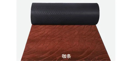 WEISHI Coffee-Colored Stripe Galaxy Floor Mats