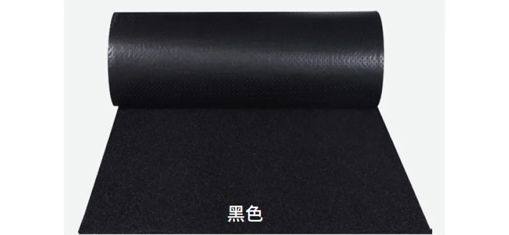 WEISHI Black Silk Loop Floor Mats