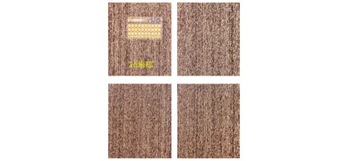 WEISHI Beige Brown Teslin PVC Floor Mat Sets