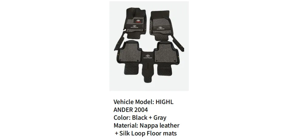 WEISHI Highlander 2004 Export Finished Product Series