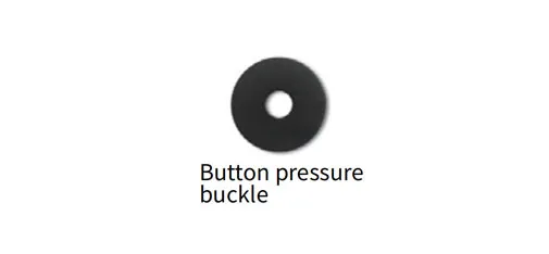 WEISHI Button Pressure Buckle Floor Mat Fasteners