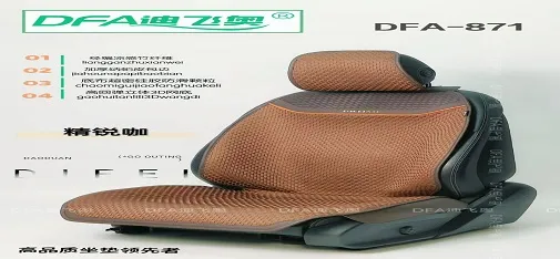 DFA Orange Car Seat Cushion