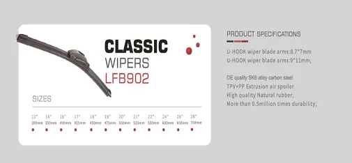 LIJIE LFB902 Classic Windshield Wiper