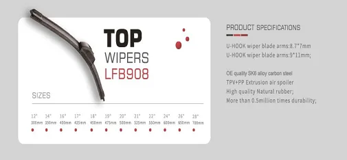 LIJIE LFB908 Top Windshield Wipe