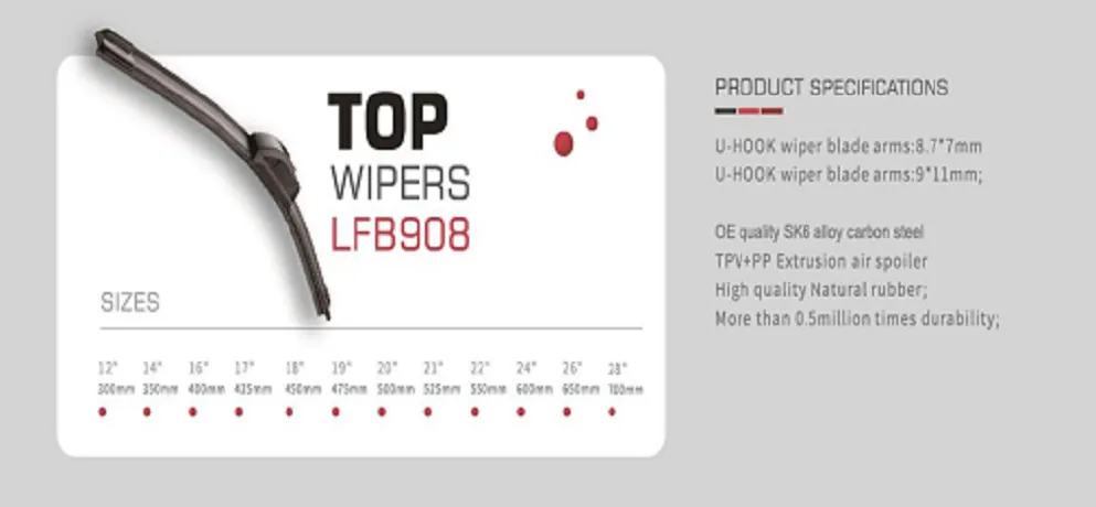 LIJIE LFB908 Top Windshield Wipe