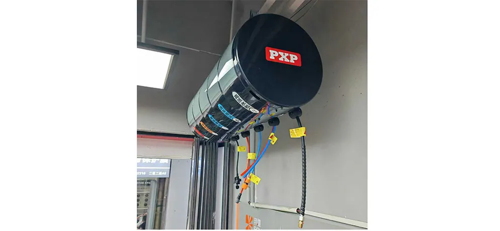 DUNLONGMA PXP Wall-mounted Multi-channel Hose Reel Assembly