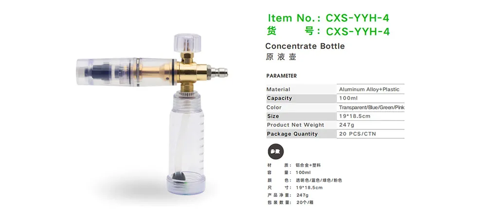 Car Sir 100ml Transparent Concentrate Bottle