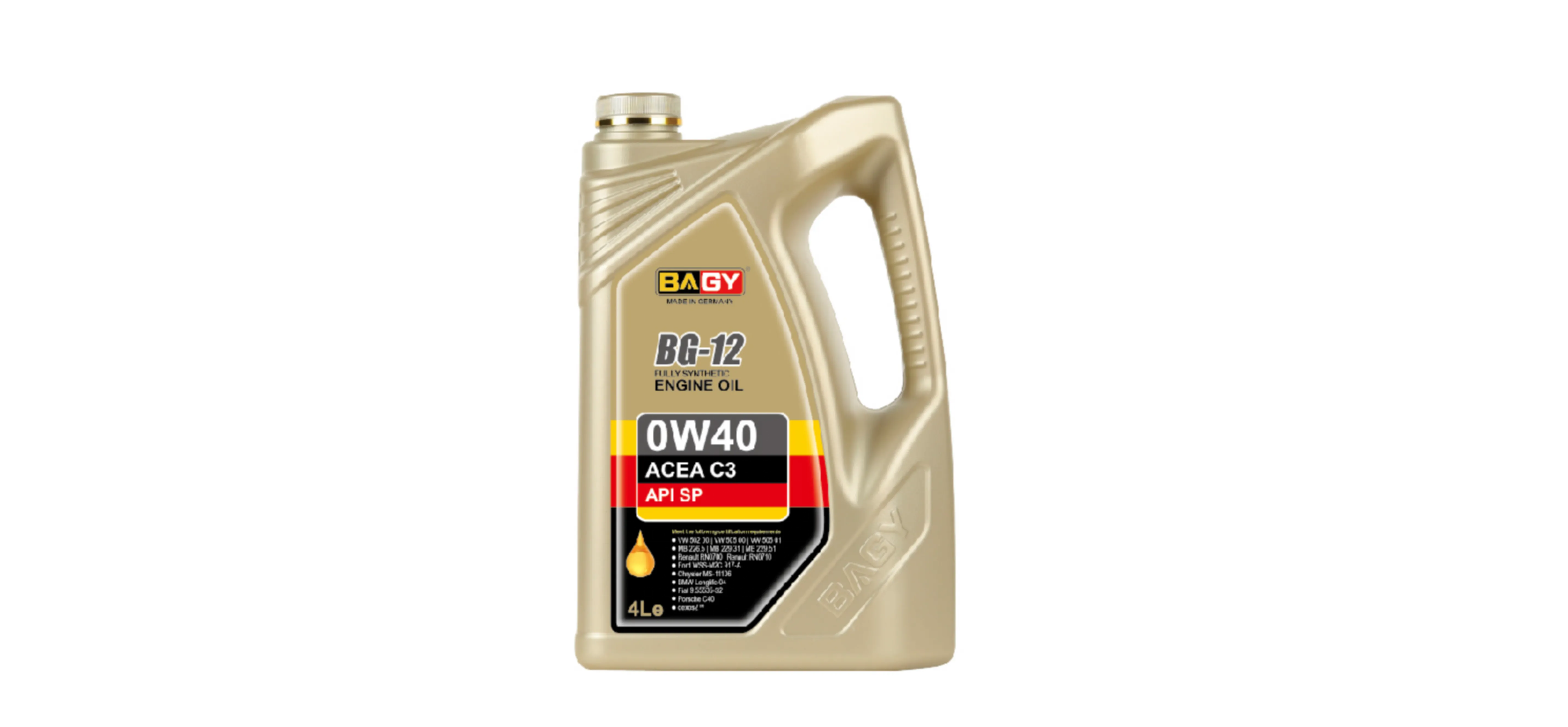 BAGY BG-12 Fully Synthetic 0W40 Engine Oil