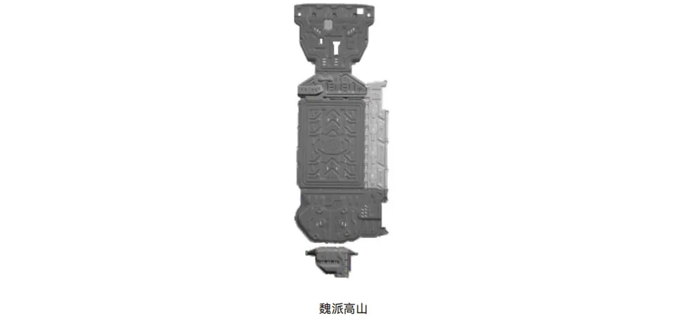 HEDUN WEY Gaoshan DHT-PHEV Underbody Protection Plate