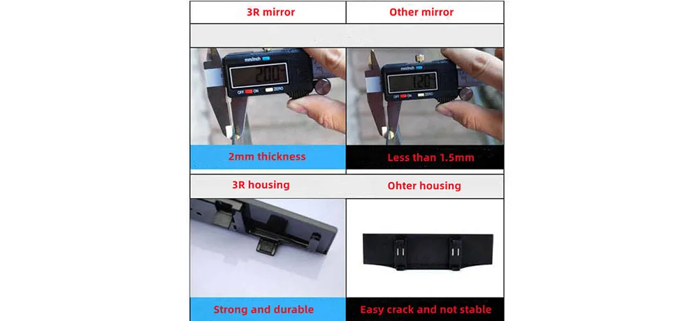 3R Car Interior Rear View Mirror