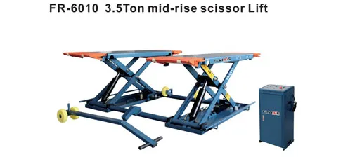 FLYING 3.5 and 3.0 T MID RISE SCISSOR LIFT Model FR6010