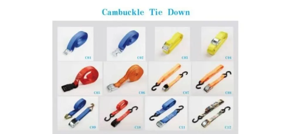 Froce X Cambuckle Tie Down Straps
