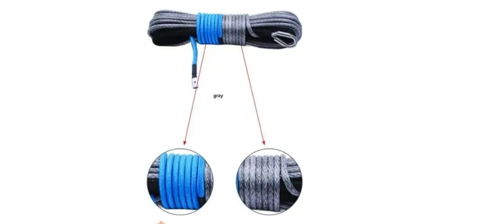 Froce X Gray Blue Recovery Tow Rope