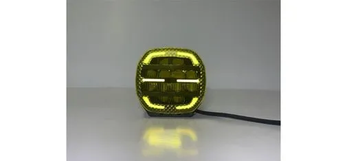 Froce X Yellow Halo Square LED Auxiliary Light