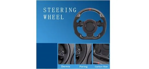 haiming Carbon Fiber Suede Racing Steering Wheel