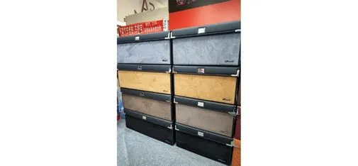 YUSHIFU Gray Beige Brown Black Suede Texture Car Trunk Storage Box