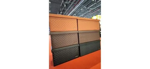YUSHIFU Orange Diamond Pattern Car Trunk Storage Box