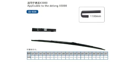 ZHIJIE Rear Wiper for Honda Fit